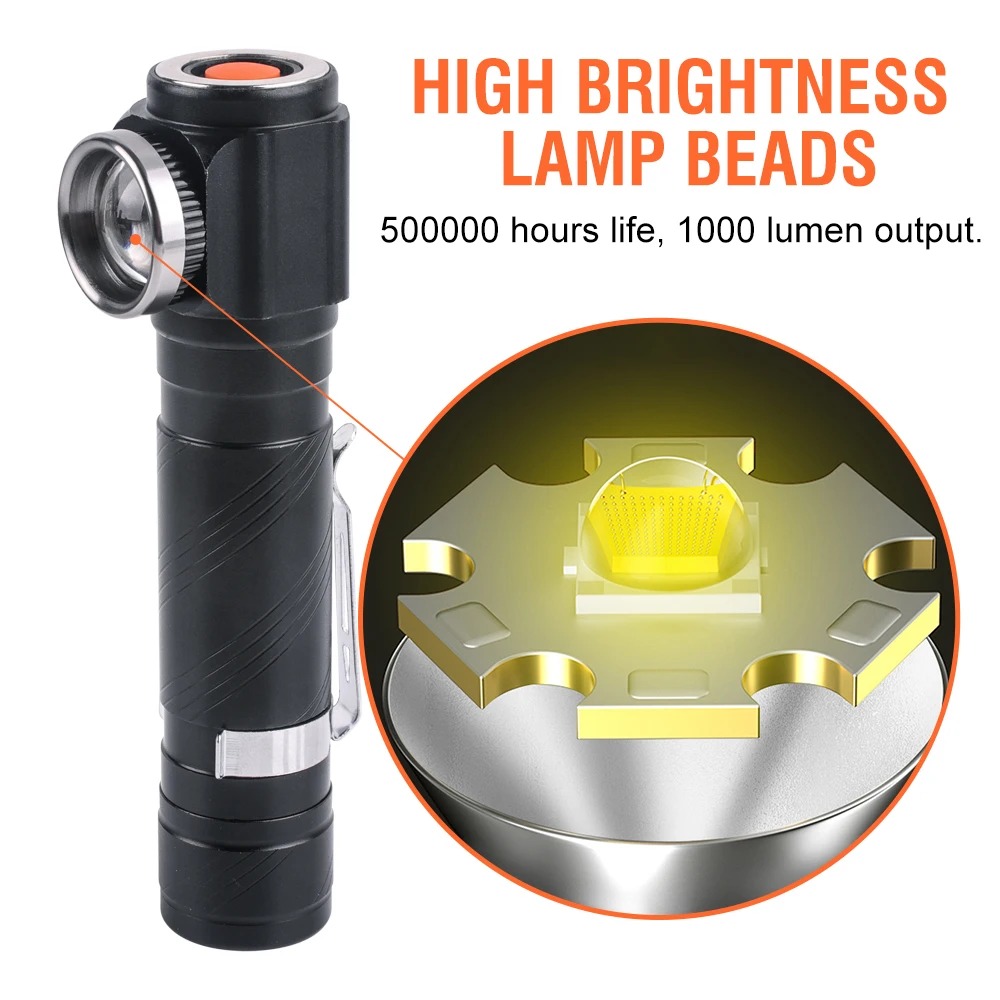 Super Bright LED 90 ° Headlamp - Headlamp recension och pris