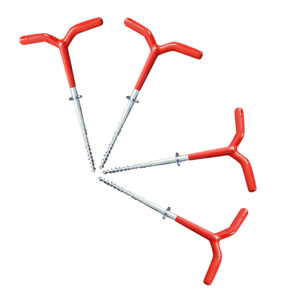 4pcs Ice Nail Anchors Metal Ru - Outdoor Camping Tarp recension och pris