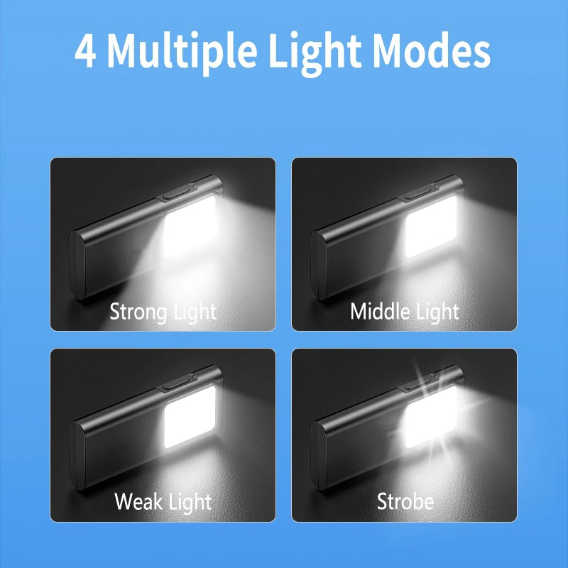 1-5PCS Rechargeable EDC Flashl - Headlamp recension och pris