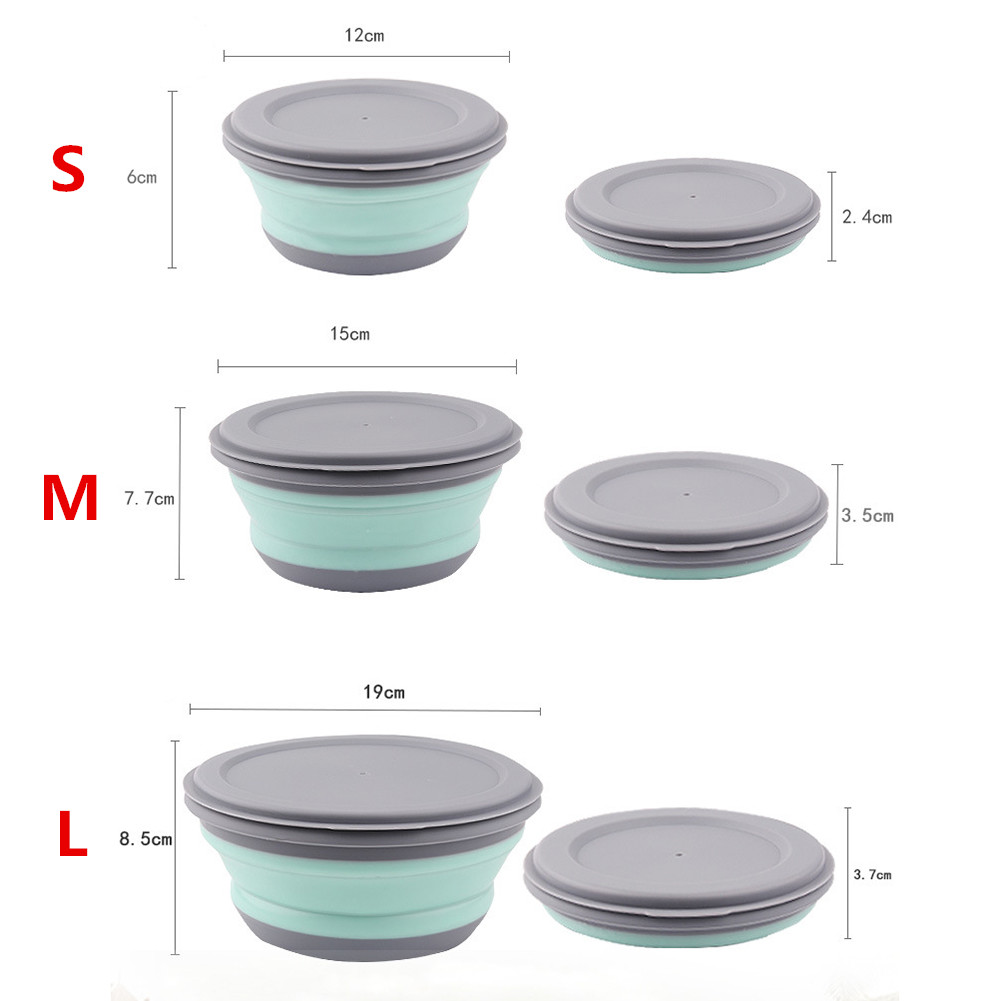 Portable Folding Lunch Box Bow - Outdoor Camping Dining Set recension och pris