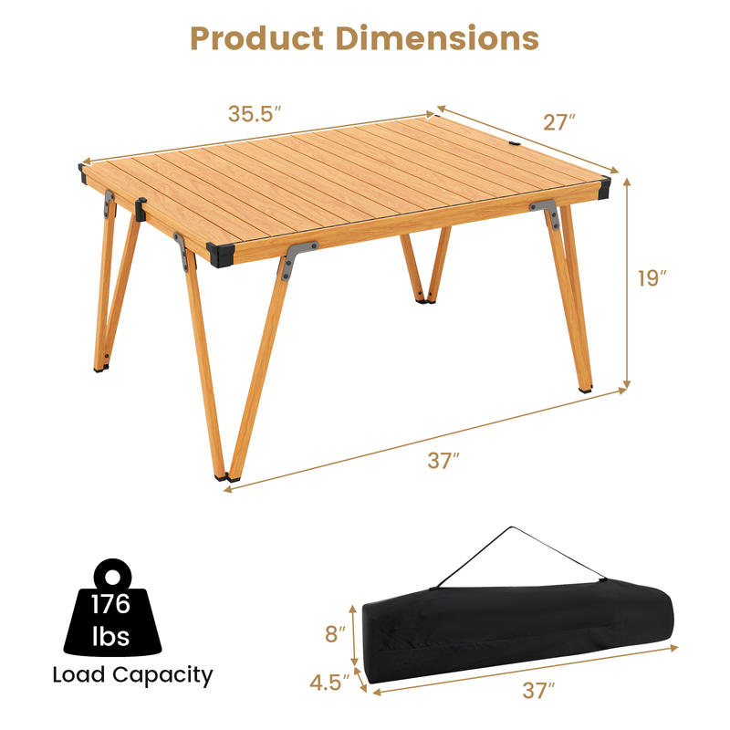 Single Folding Picnic Table 93 - Camp Table Folding recension och pris