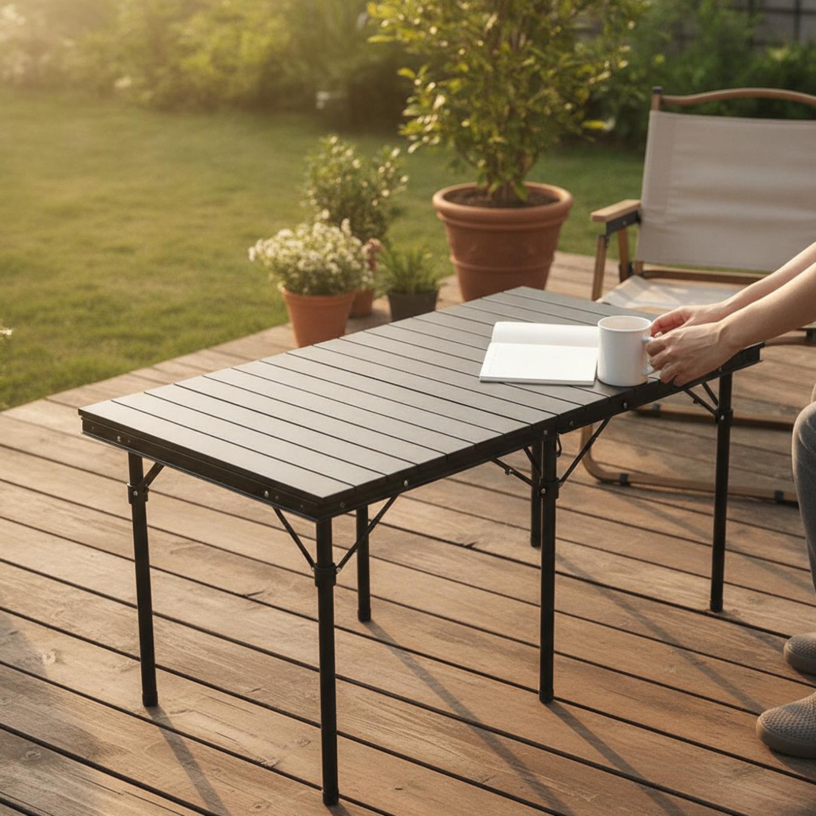 Folding Camping Table Foldable - Outdoor Camping Meals recension och pris