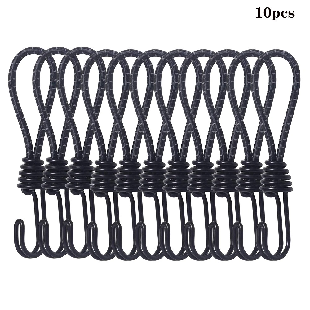 5/10Pcs Tent Elastic Rope Cord - Outdoor Camping Tarp recension och pris